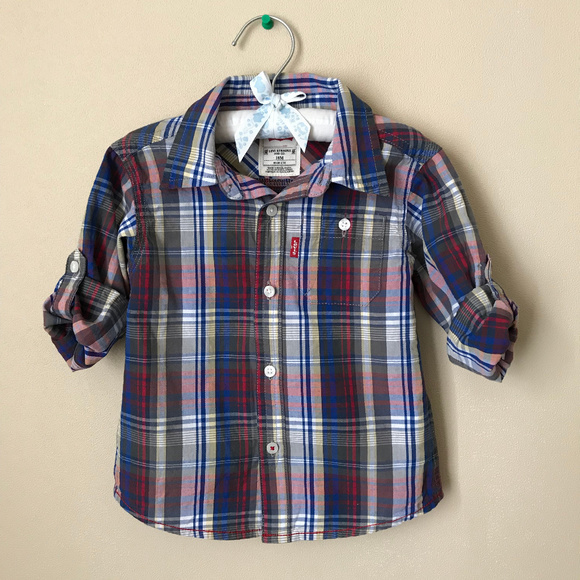 Levi's Baby Boy Button Down Shirt - Picture 1 of 2